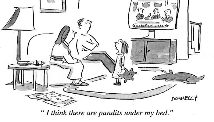Editorial cartoon punditry