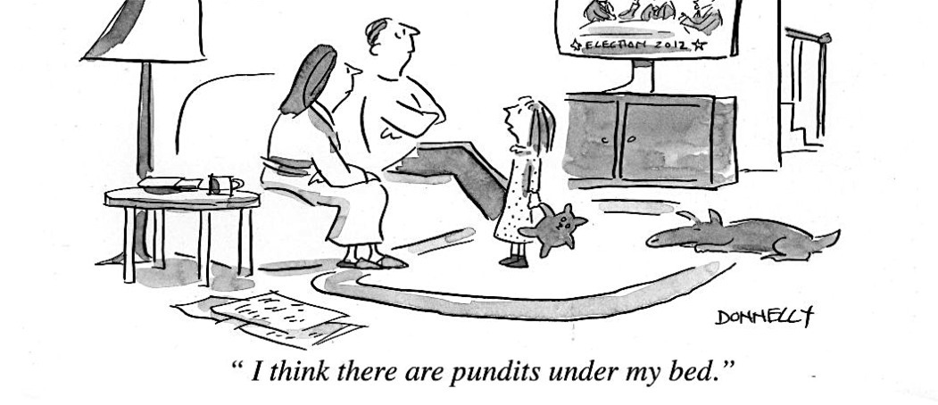 Editorial cartoon punditry